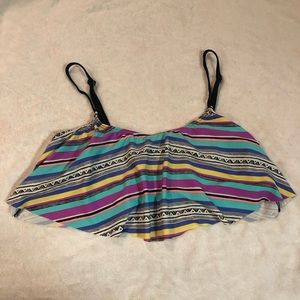 Hula honey bikini top multicolor